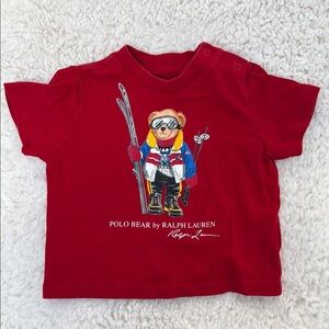 Ralph Lauren Red Polo Bear T-Shirt